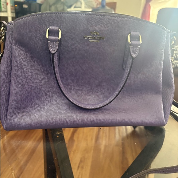 Dooney & Bourke Purple Satchel - Picture 9 of 10